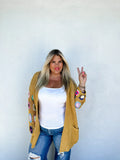 PREORDER: Crochet Sleeve Cardigan In Assorted Colors