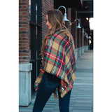There Goes My Everything Classic Flannel Poncho