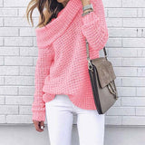 So In Love Knit Pullover Sweater