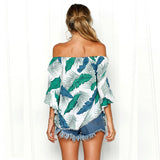 Almost There Front Palm Ruffle Top