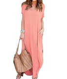 Tell Me About It Short Sleeve Maxi